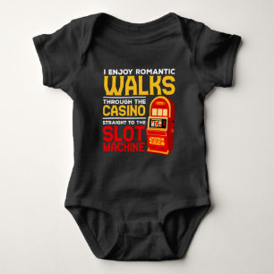 Slot Machine Player Funny Casino Gambling Humour Baby Bodysuit