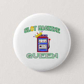 Slot Machine Queen 6 Cm Round Badge