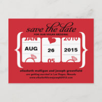 Slot Machine Save the Date - Wedding