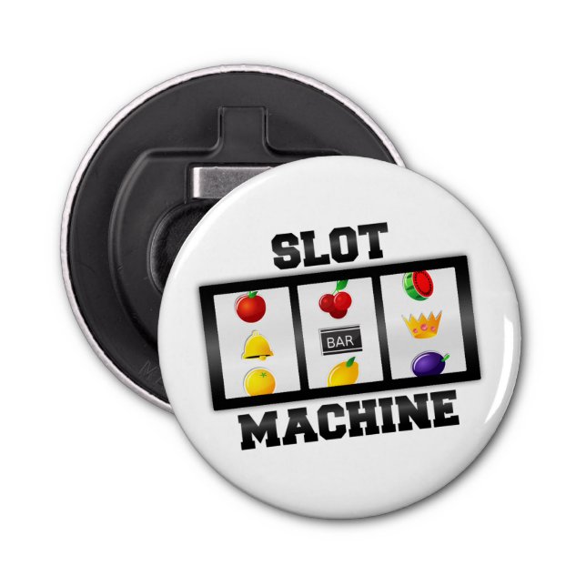 Slot Machine Tilted Icon Bottle Opener (Front)