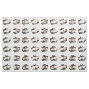 Slot Machine Tilted Icon Fabric