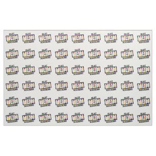 Slot Machine Tilted Icon Fabric