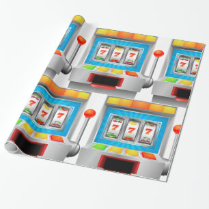 Slot Machine Wrapping Paper