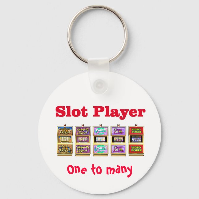 Slot Player One to many Keychain (Front)