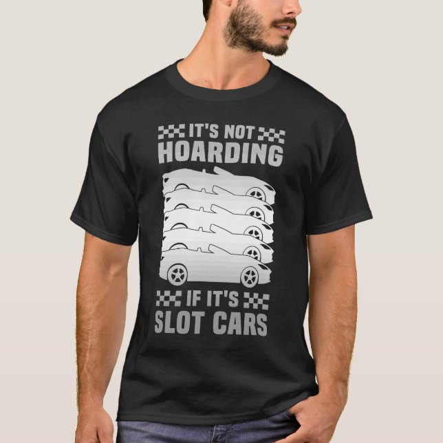 Slotcar Collector & Slot Car Racing T-Shirt (Front)