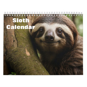 Sloth 2026 calendar