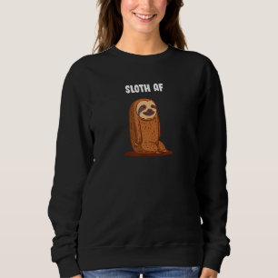 Sloth AF Sayings Sloth  Quotes Lazy Naughty Joke Sweatshirt