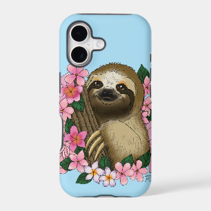 Sloth and Flowers