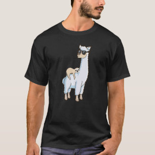 Sloth And Lama Quote T-Shirt
