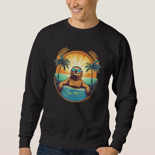 Sloth   Animal Men Women Kids 6 Sweatshirt (Front)