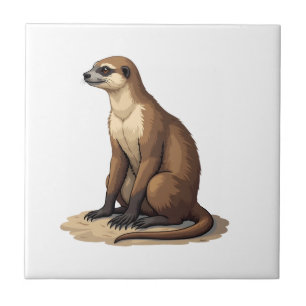 Sloth Antique Engraving Retro Graphic (2) Ceramic Tile