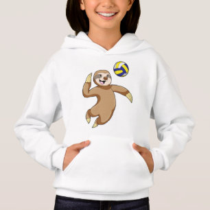 Sloth as Volleyball player with Volleyball