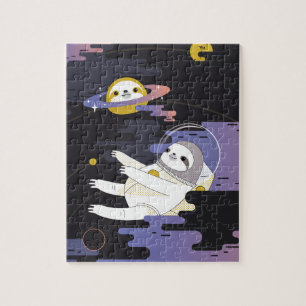 Sloth Astronaut Jigsaw Puzzle