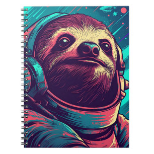 Sloth Astronaut Notebook