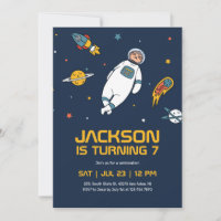 Sloth Astronaut Outer Space Galaxy Kids Birthday