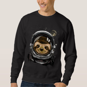 Sloth Astronaut Space Exploration Astronomy Sweatshirt