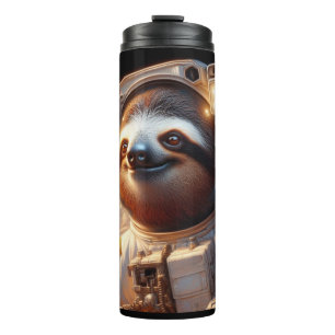 Sloth Astronaut Thermal Tumbler
