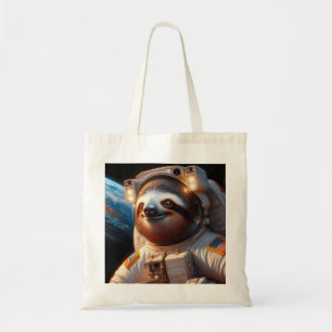 Sloth Astronaut Tote Bag