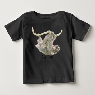 Sloth, baby with mum "Big Hugs" T-Shirt