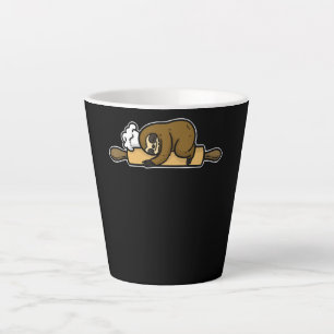 Sloth baker   funny cute chef   cook kitchen gift latte mug