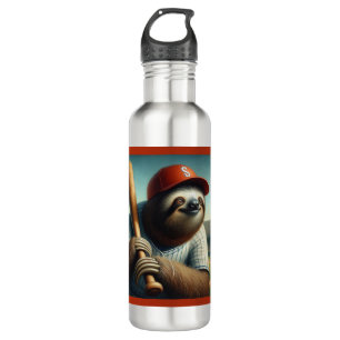 Sloth Baseball Player 710 Ml Water Bottle