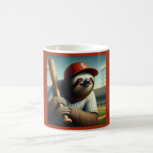 Sloth Baseball Player Coffee Mug