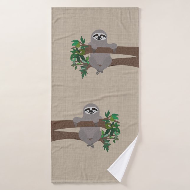 Sloth Bath Towel (Bath Towel)