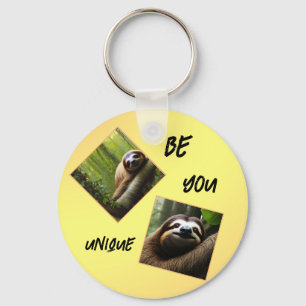 Sloth "Be You Unique", Key Ring