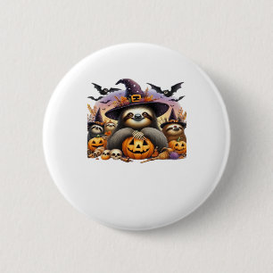 Sloth Beautiful laziness Classic T-Shirt_2 6 Cm Round Badge