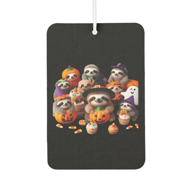 Sloth Beautiful laziness Classic T-Shirt Car Air Freshener (Front)