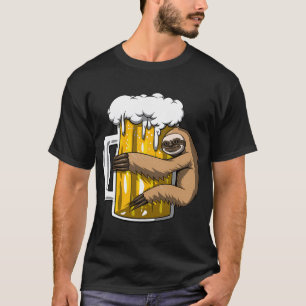 Sloth Beer Party T-Shirt