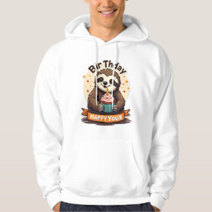 Sloth Birthday Shirt Vintage Cake Animal Graphic