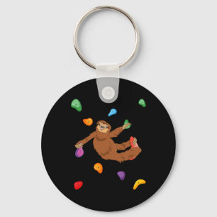 Sloth Bouldering - Rock Climbing Indoor Sports Lov Key Ring