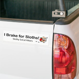 Sloth Bumper Sticker