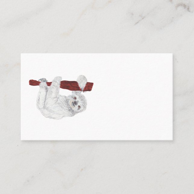 SLOTH BUSINESS CARD (Front)