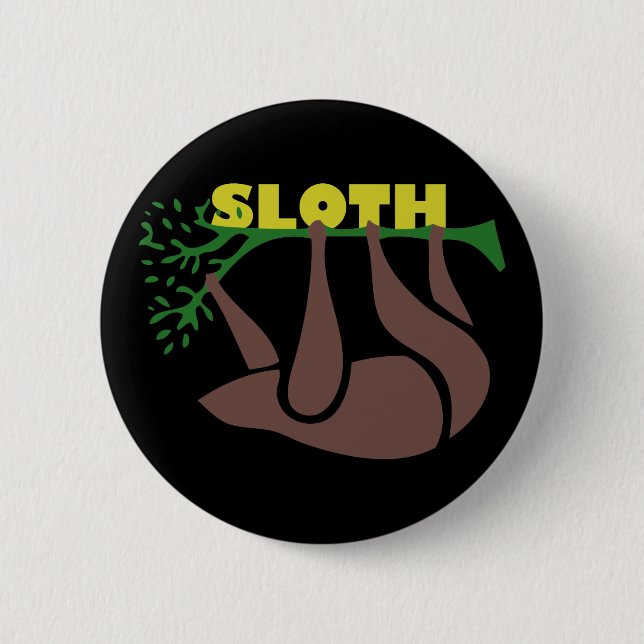 Sloth Button (Front)