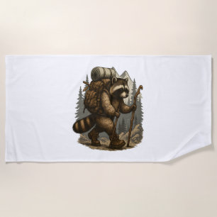 Sloth Camping Hiking Beach Towel