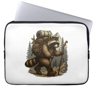Sloth Camping Hiking Laptop Sleeve