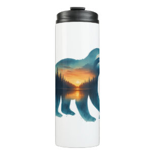 Sloth Camping Lover Thermal Tumbler