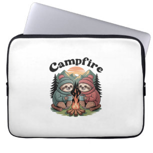 Sloth camping Team Official campfire Laptop Sleeve