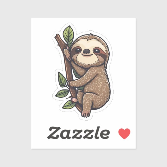 Sloth cartoon illustration (Sheet)