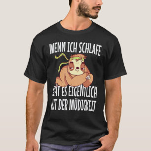 Sloth Casual  Sayings Nightdress T-Shirt