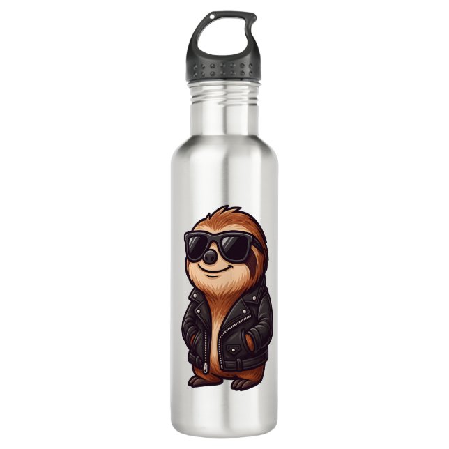 Sloth Chill Mood 710 Ml Water Bottle (Front)