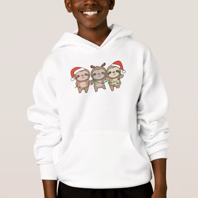 Sloth Christmas Christmas Animals Cute Sloth (Front)
