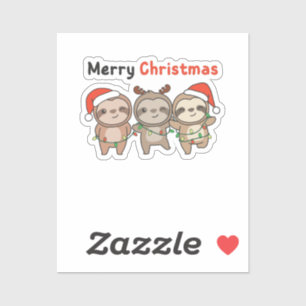 Sloth Christmas Cute Sloths Merry Christmas