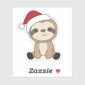 Sloth Christmas Snow Winter Animals Sloths Classic
