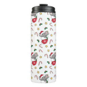 Sloth Christmas Snow Winter Animals Sloths Classic Thermal Tumbler
