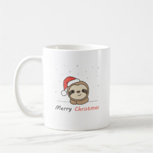 Sloth Christmas Snow Winter Animals Sloths Coffee Mug