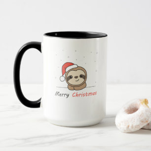 Sloth Christmas Snow Winter Animals Sloths Mug