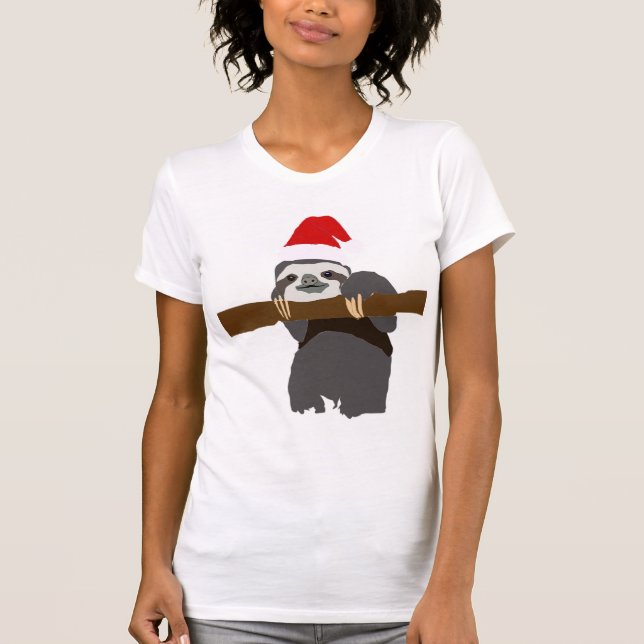 Sloth Christmas T-Shirt (Front)